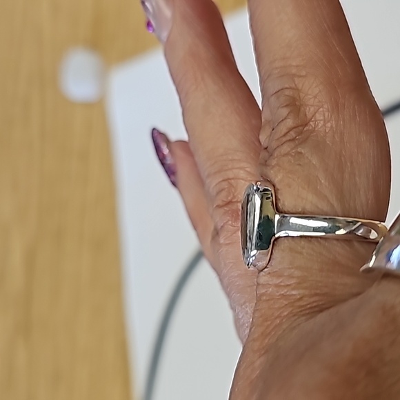 Cacoxnite sterling silver Ring size 9. New - Picture 3 of 8